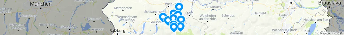 Map view for Pharmacies emergency services nearby Schlierbach (Kirchdorf, Oberösterreich)